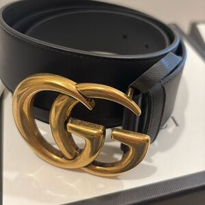 Women’s GG MARMONT WIDE BELT